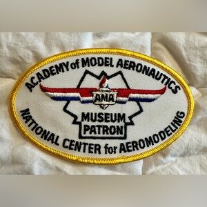 Academy of Model Aeronautics (AMA) National Center Museum Patron Program Patch.